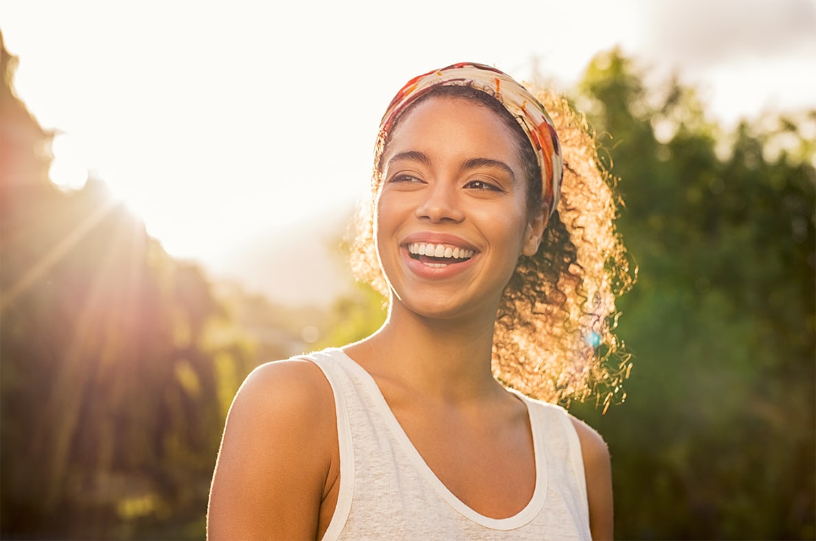 Smiling woman